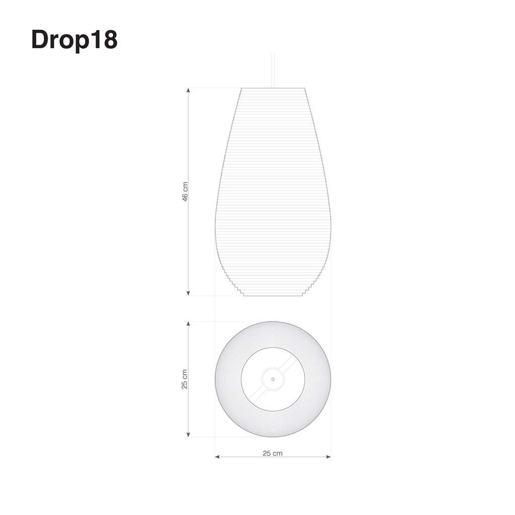 graypants drop18 pendelleuchte technische zeichnung