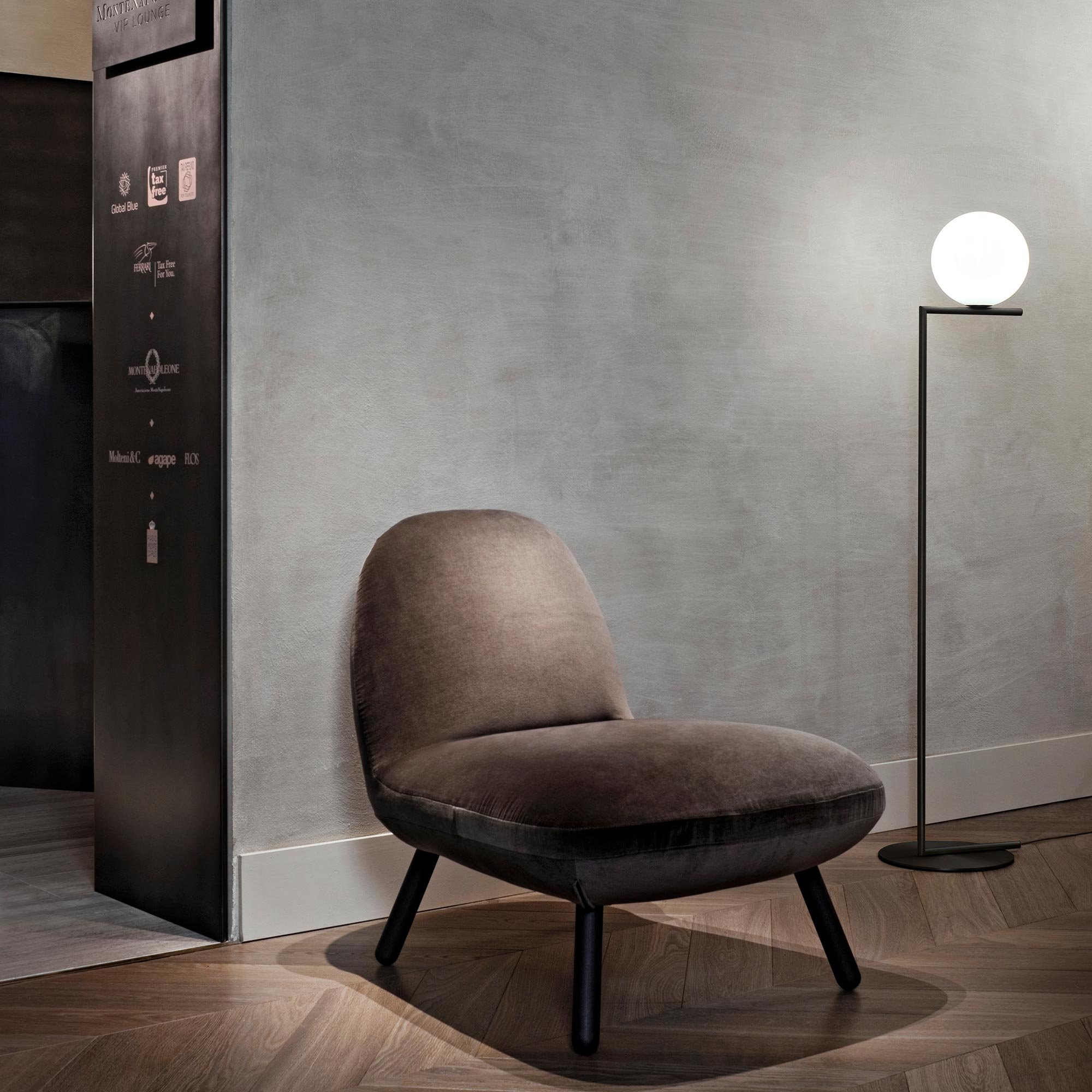 Flos IC F1 Stehleuchte (chrom)
