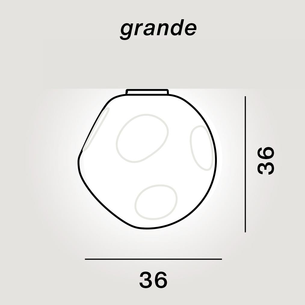 Foscarini Hoba Grande Deckenleuchte (weiß)