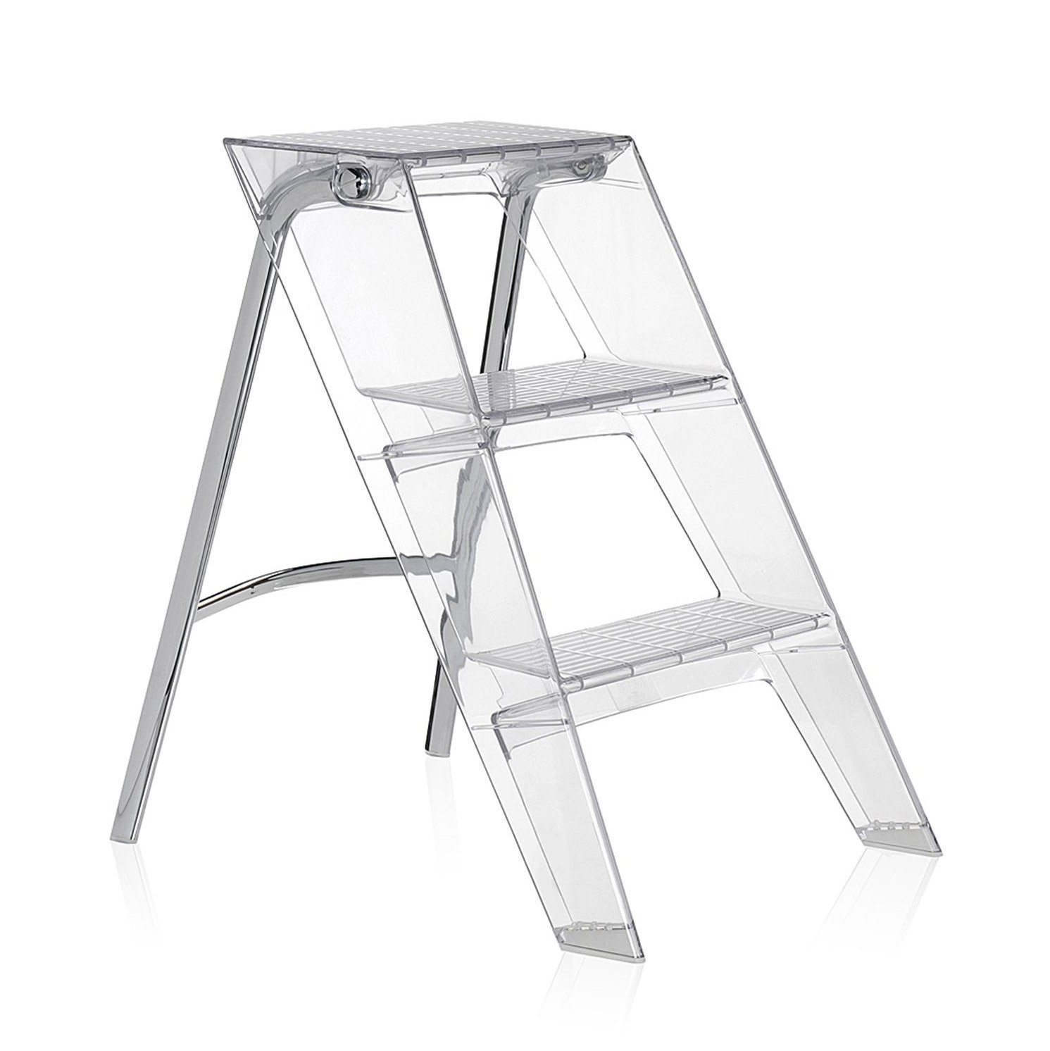 Kartell Upper Klappleiter (glasklar transparent)