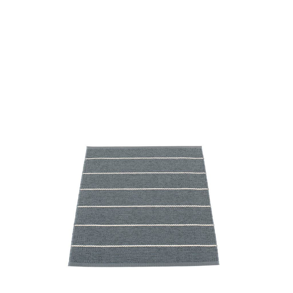 pappelina carl outdoor teppich granit sturmblau 70x90