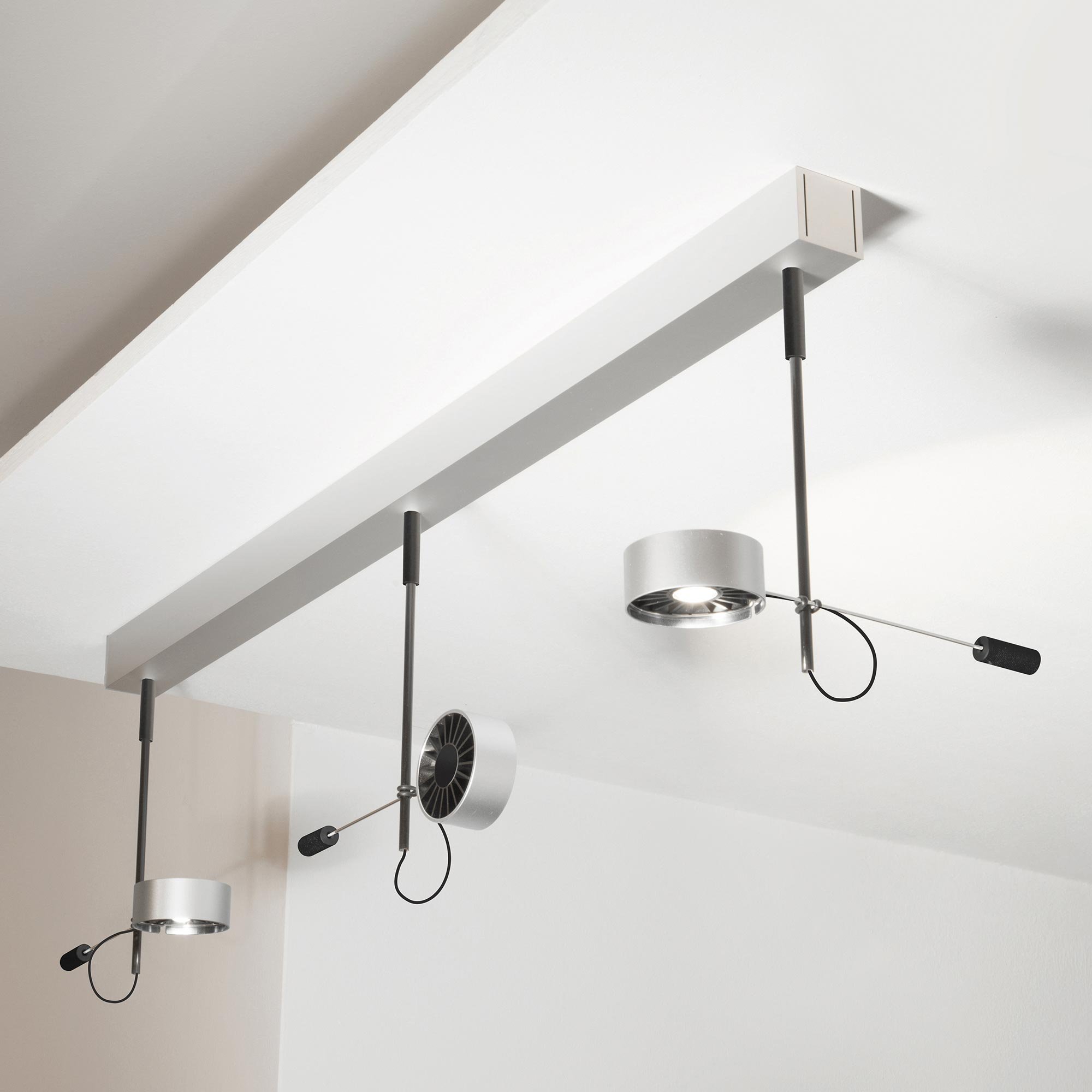Absolut Lighting Absolut LED 3-flammig Deckenleuchte (silber)