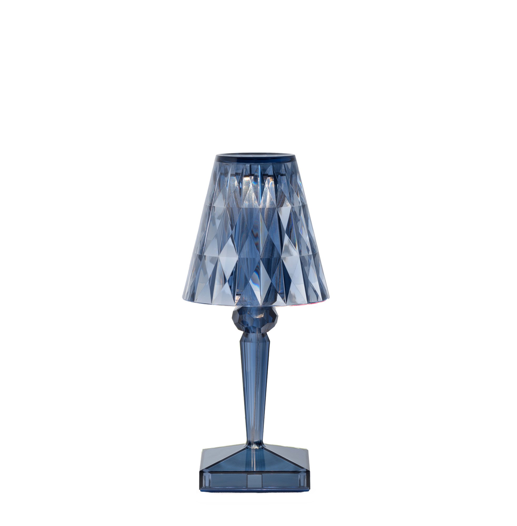 Kartell Battery Tischleuchte (rauchgrau transparent)