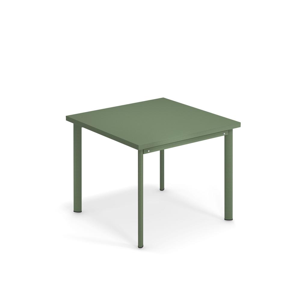 emu Star 306 Tisch 90x90 (militärgrün (17, MILITARY GREEN))
