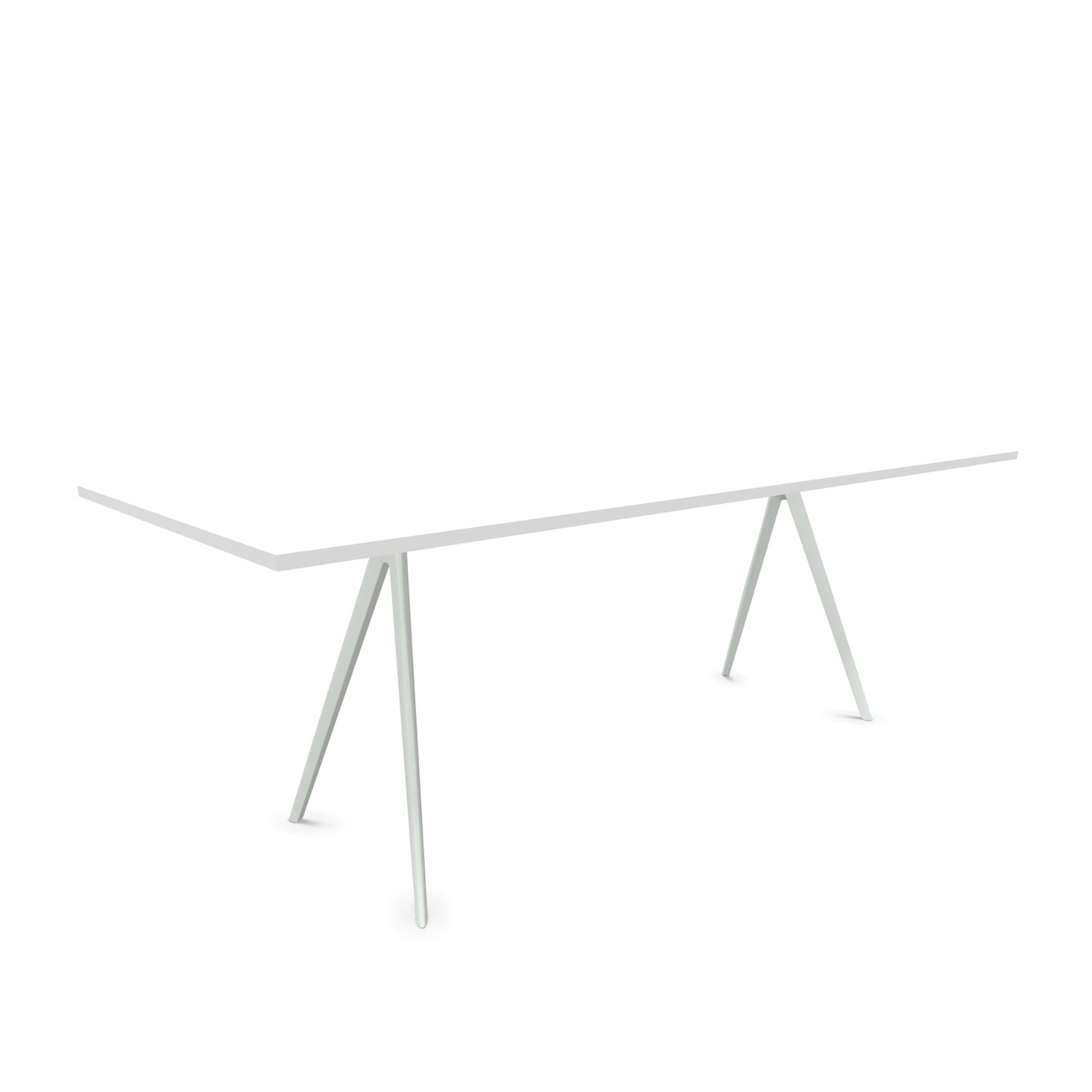 Magis Baguette Tisch (200 x 90cm) (Gestell schwarz pulverlackiert / Platte MDF schwarz)
