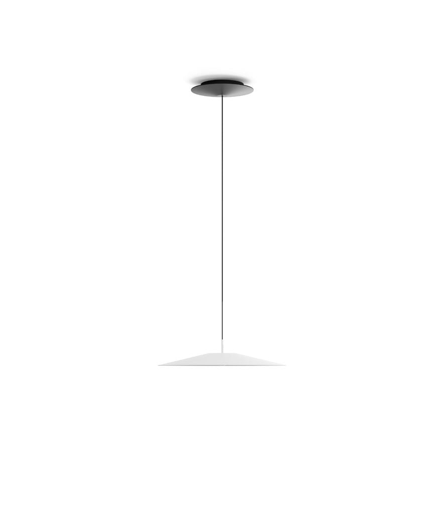 Luceplan Koinè Pendelleuchte (Ø 37cm, matt white, extra-warmweiß (2700 K), Phasenabschnitt)