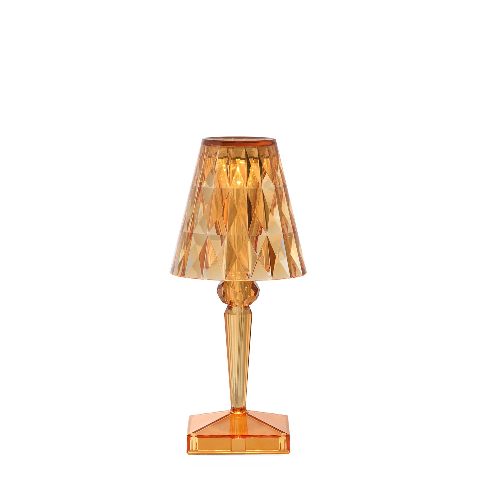 Kartell Battery Tischleuchte (rauchgrau transparent)