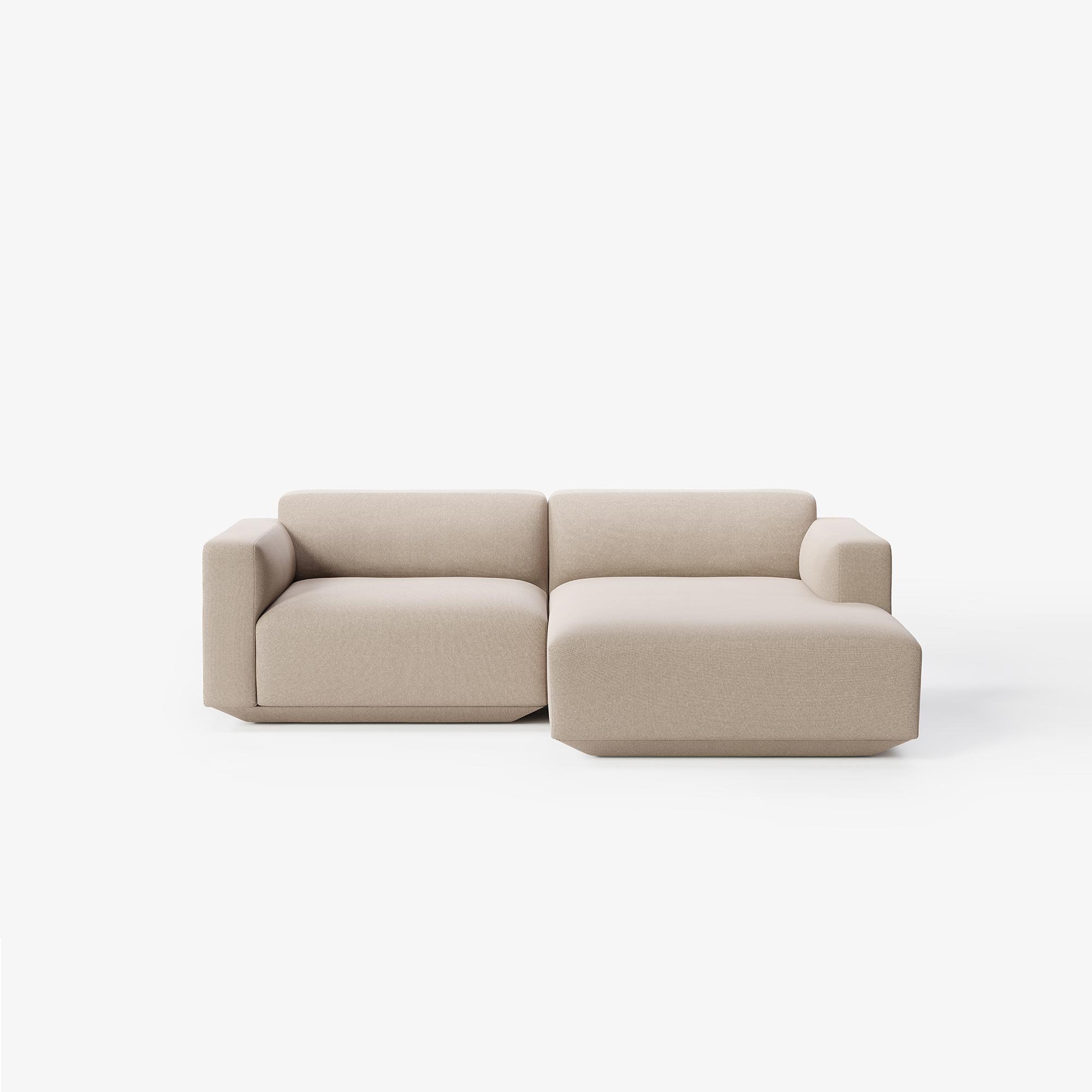 &tradition Develius 2-Sitzer Eck-Sofa Chaiselongue rechts (Hot Madison Reboot 094 (JAB))