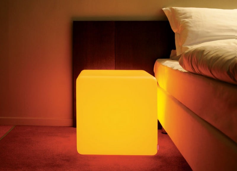 Moree Cube Beistelltisch / Hocker Schlafzimmer