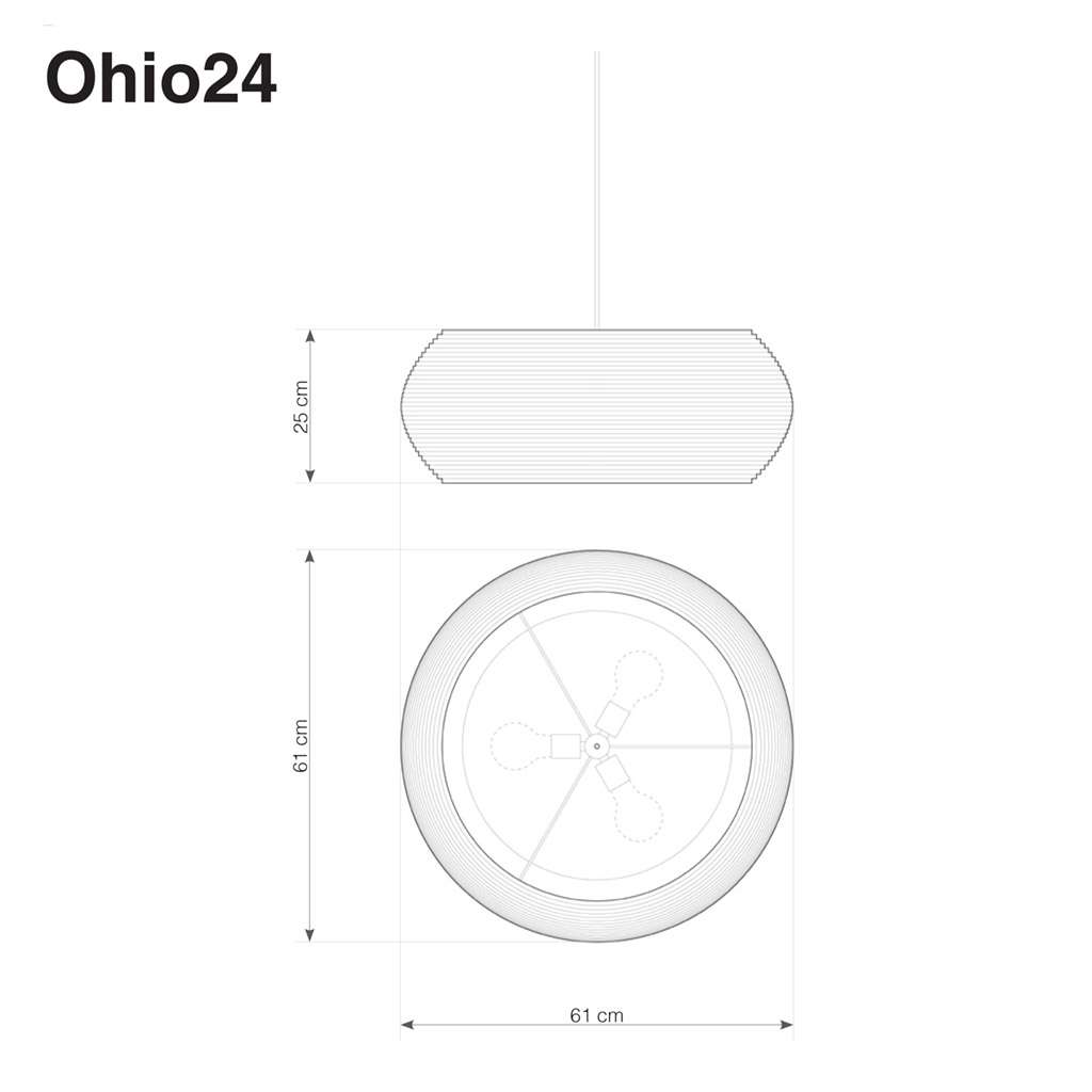 graypants ohio24 pendelleuchte technische zeichnung