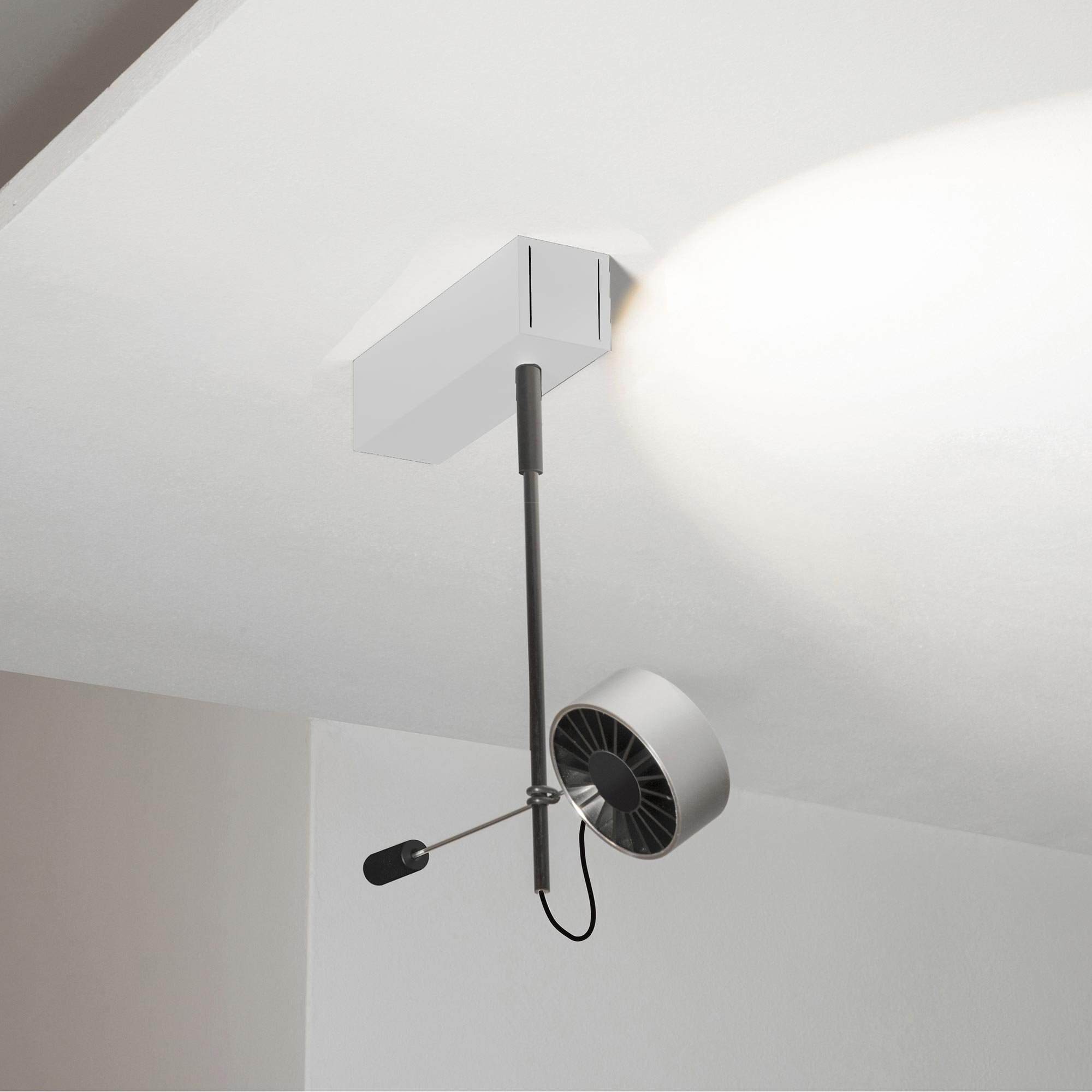 Absolut Lighting Absolut LED 1-flammig Deckenleuchte (silber)