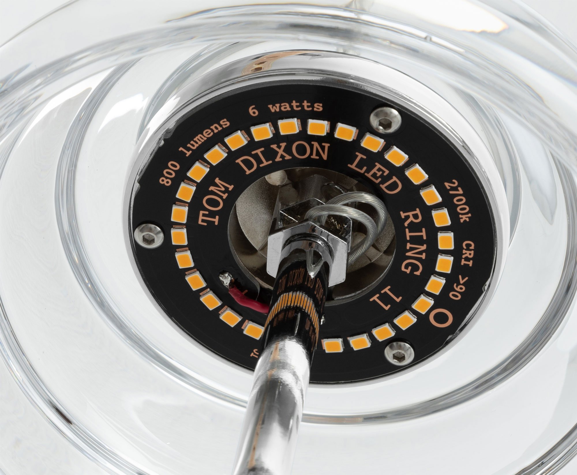 Tom Dixon Press Mini Sphere LED Pendelleuchte (transparent)
