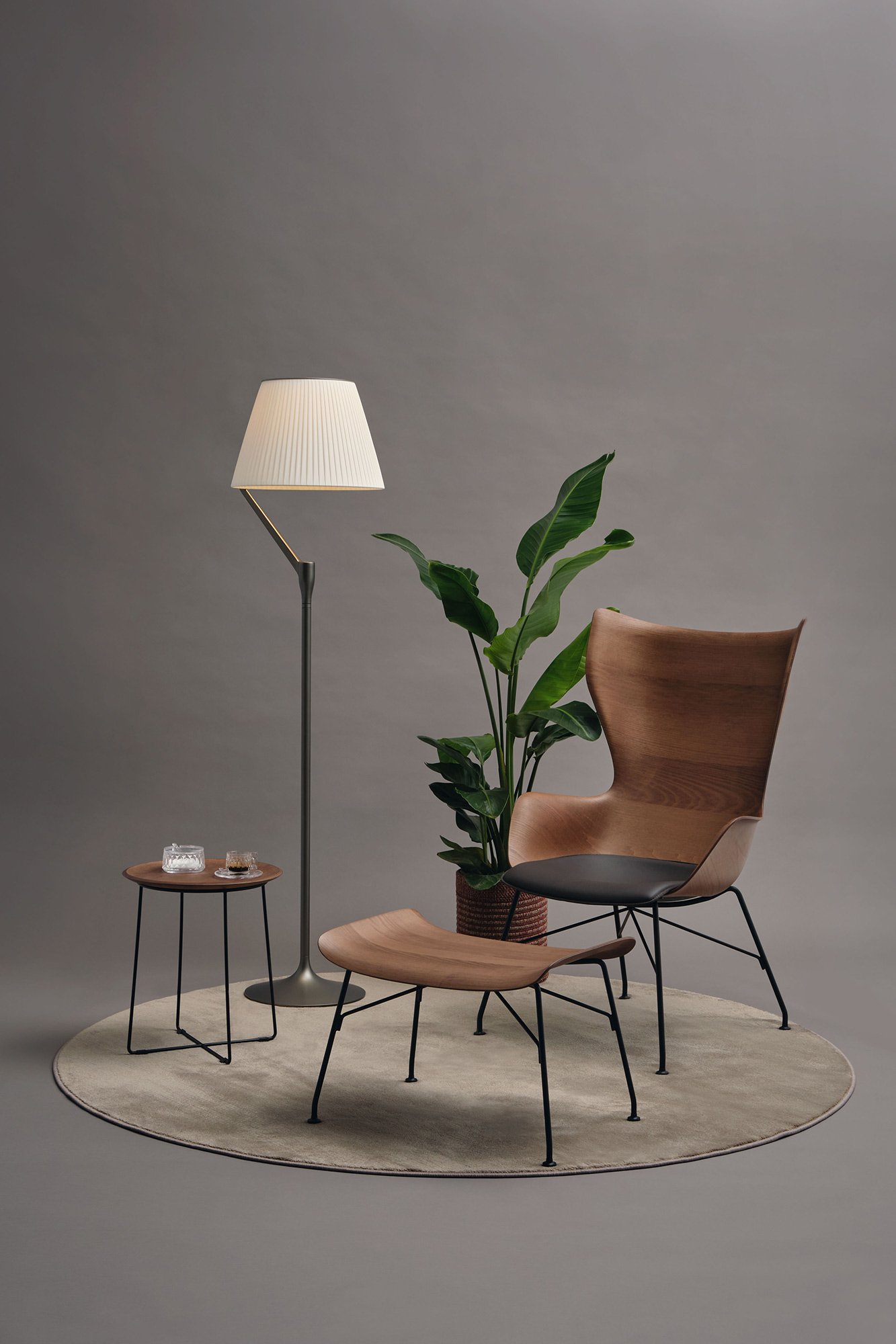 Kartell K/ Wood Sessel
