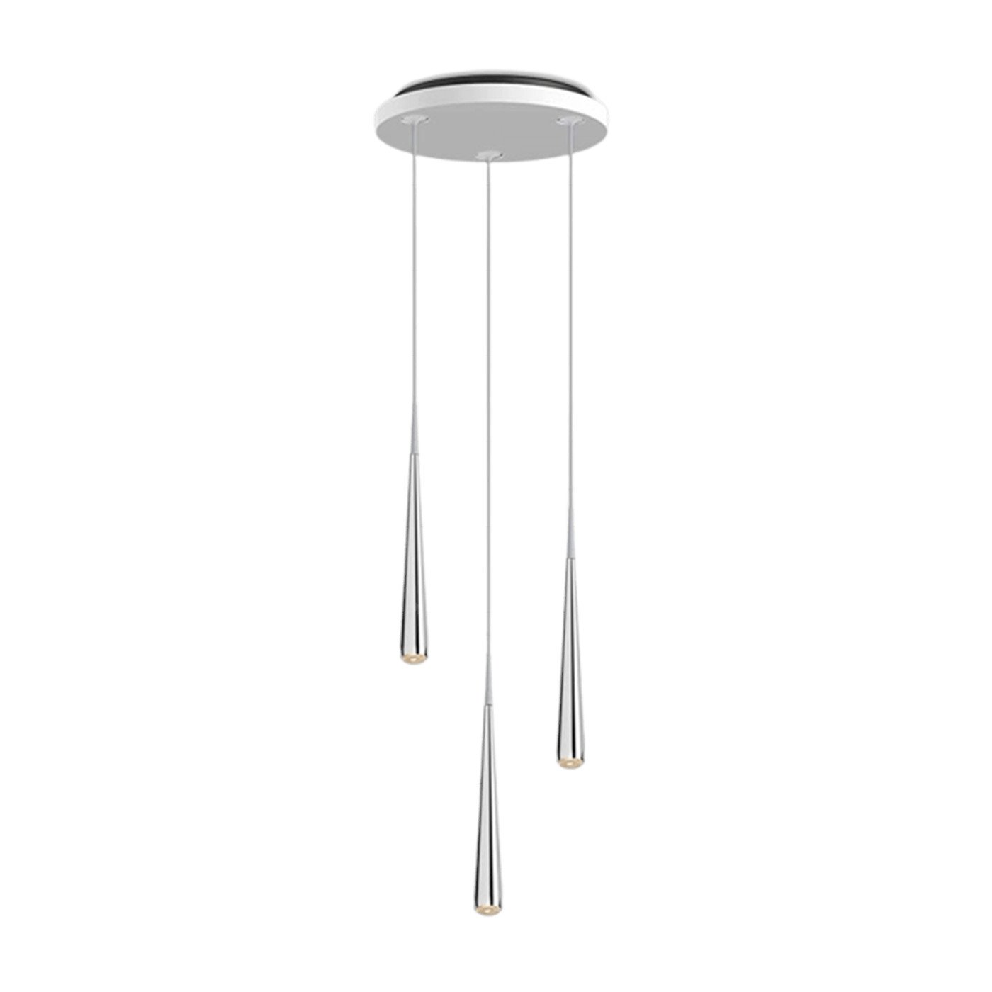 GRAU NiceOne Rain Trio 30 LED Deckenleuchte