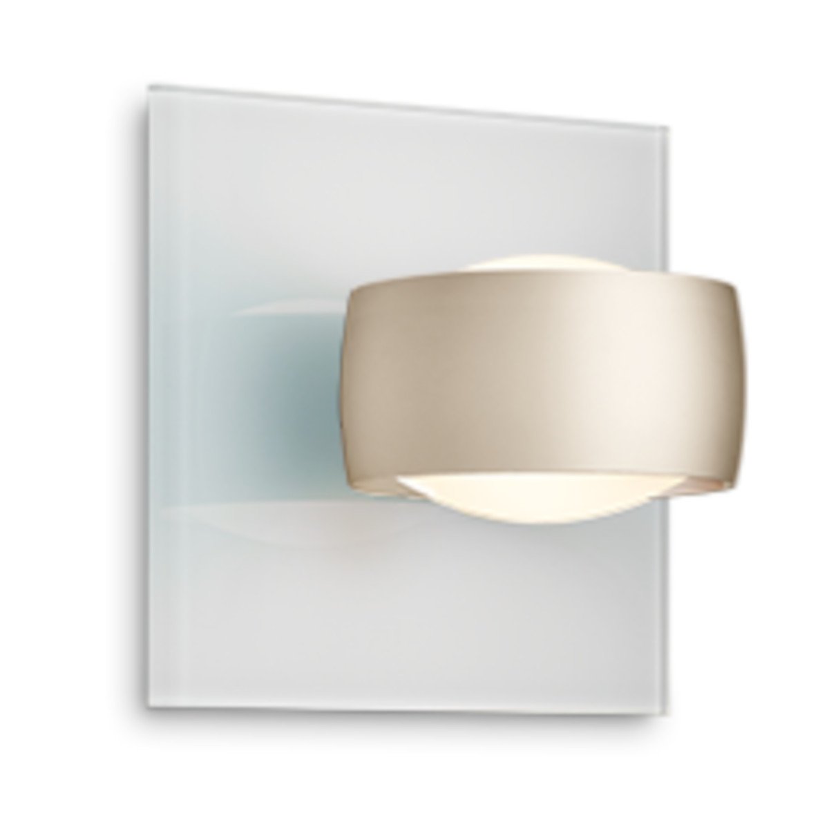 Oligo Grace Unlimited LED Wandleuchte (Glasplatte weiß, cashmere)