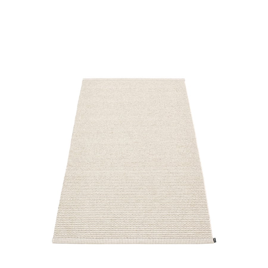 pappelina mono outdoor teppich leinenfarben vanille 85x160