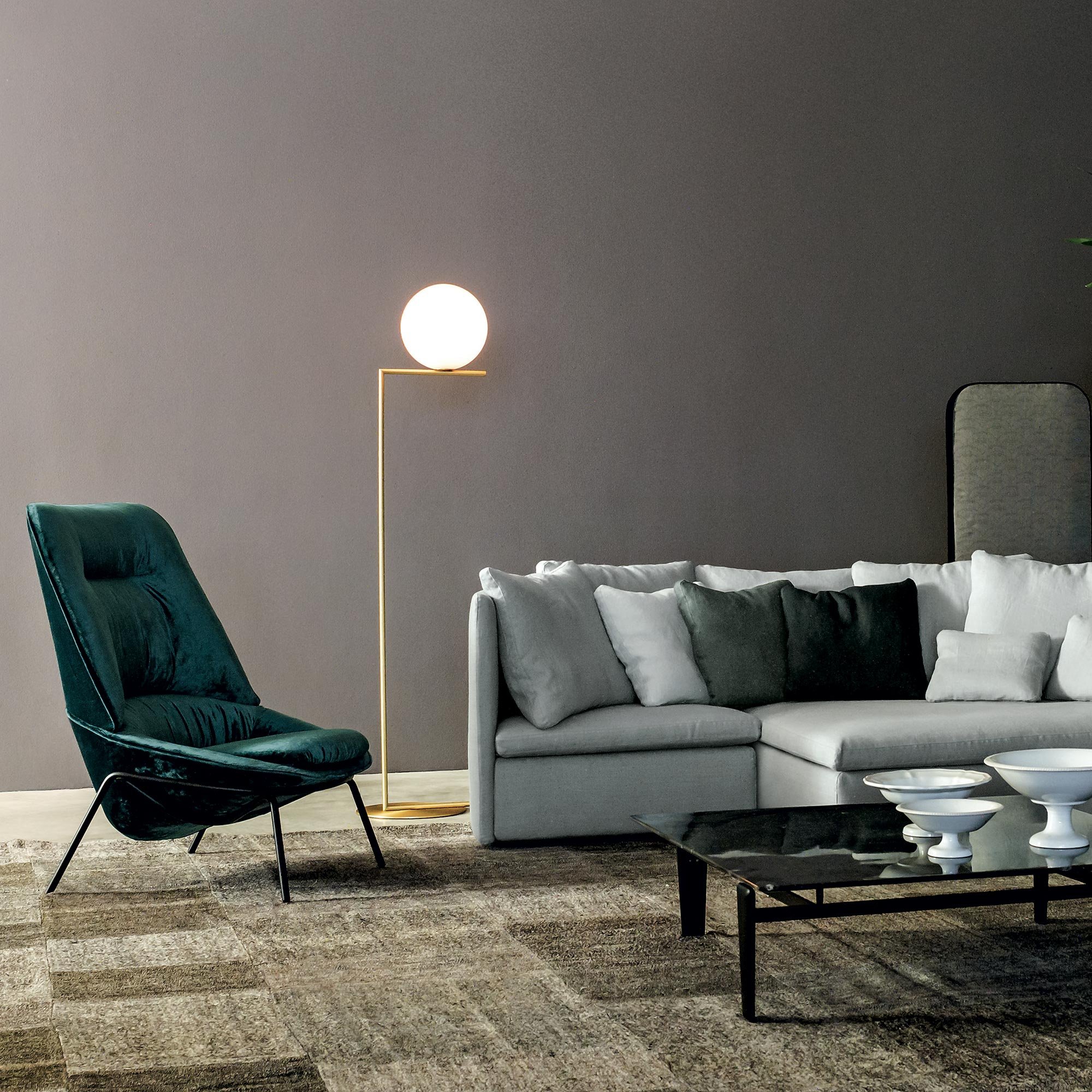 Flos IC F1 Stehleuchte (chrom)