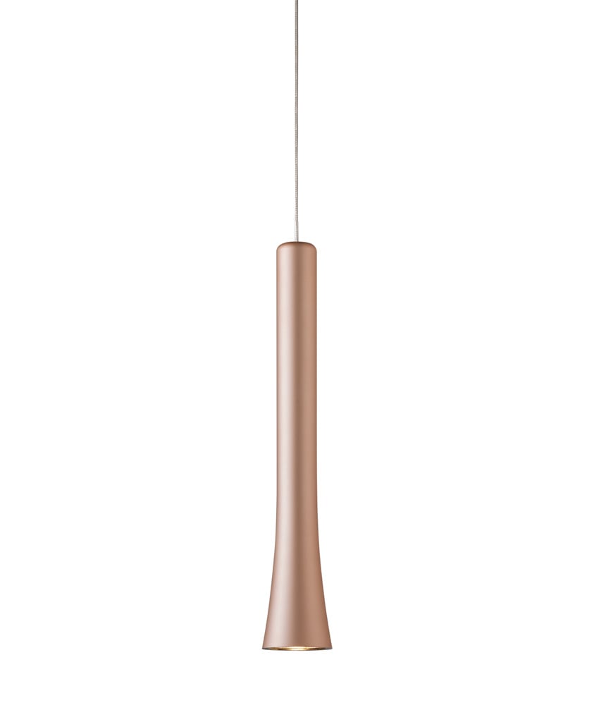 Oligo Rio Pendelleuchte mit unsichtbarer Höhenverstellung 1-flammig (satin copper)