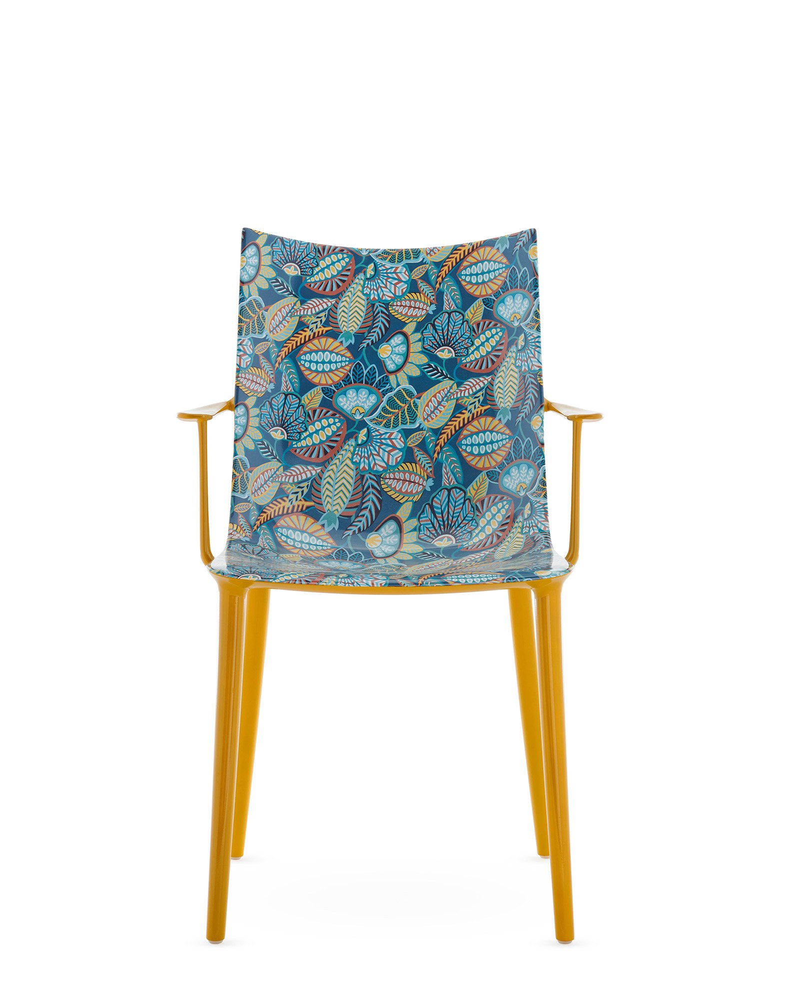 Kartell H.H.H. Stuhl Graphic Impression (Moonflower weiß)