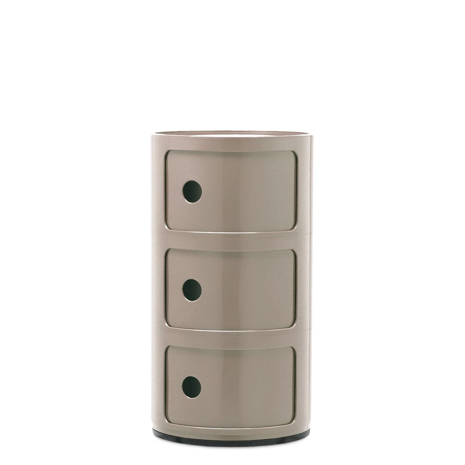 Kartell Componibili 3 Elemente Container (weiß)
