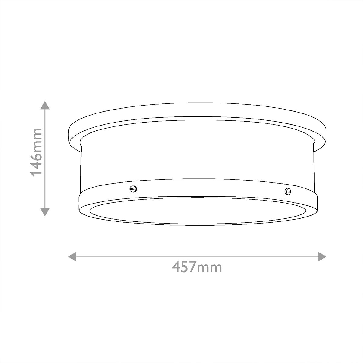 Elstead Lighting Serca Deckenleuchte large
