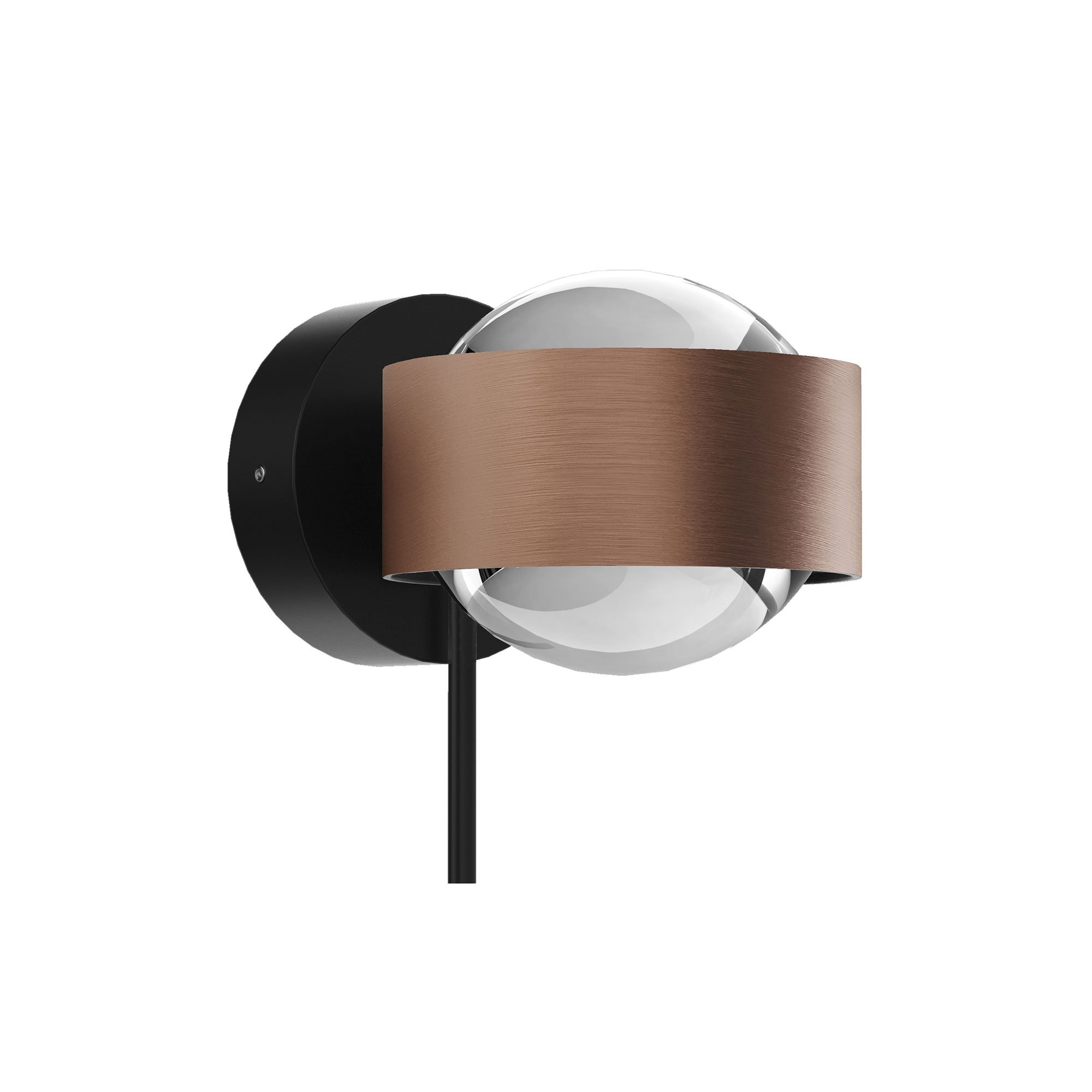 Top Light Avantgarde Puk! 80 Wall LED Wandleuchte (nickelmatt, ohne Abdeckung (für Nachbestellungen))