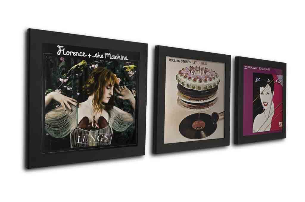 Klein & More Art Vinyl Flip Frame Bilderrahmen / Schallplattenrahmen 3er-Set