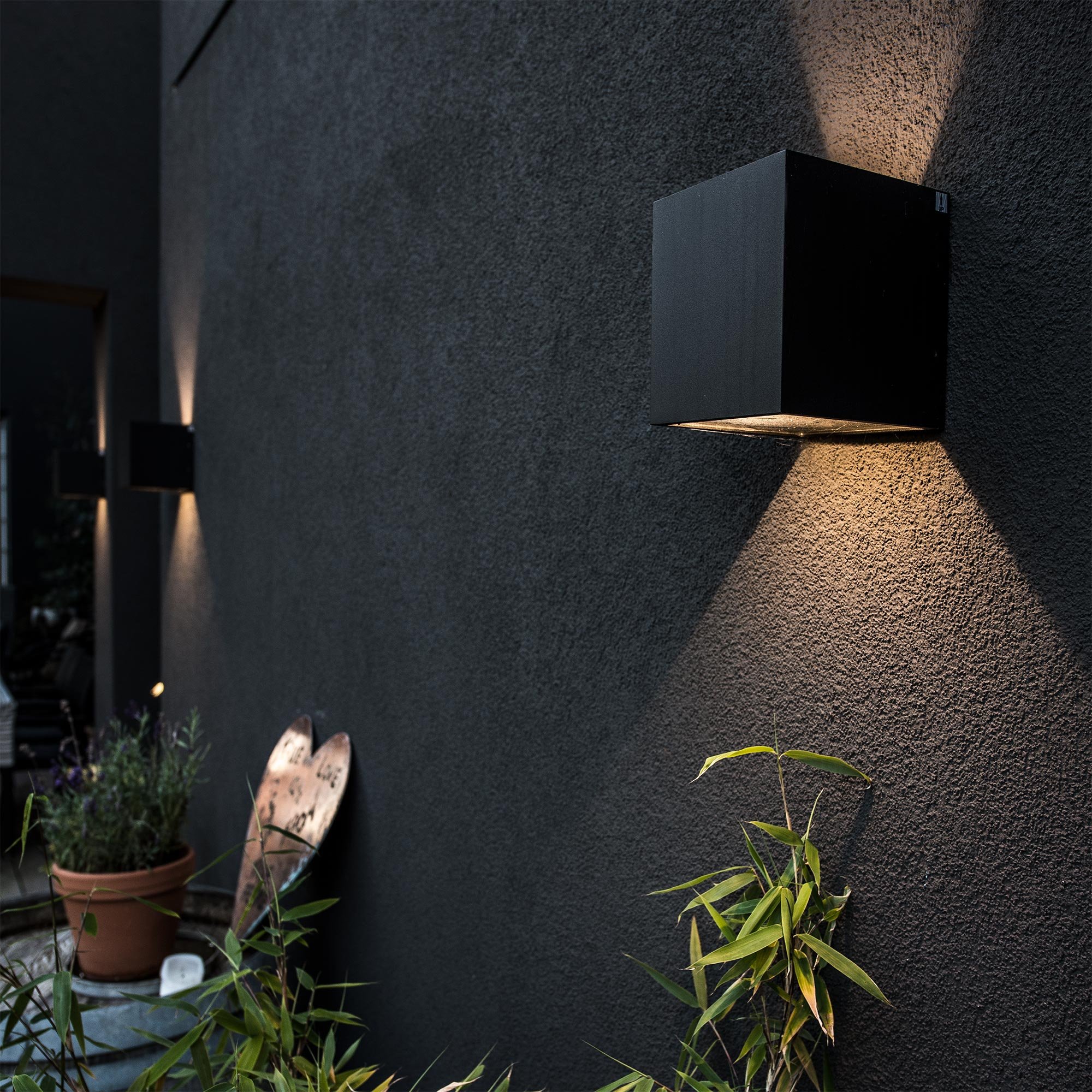 Light Point Cube XL LED Wandleuchte (rust)