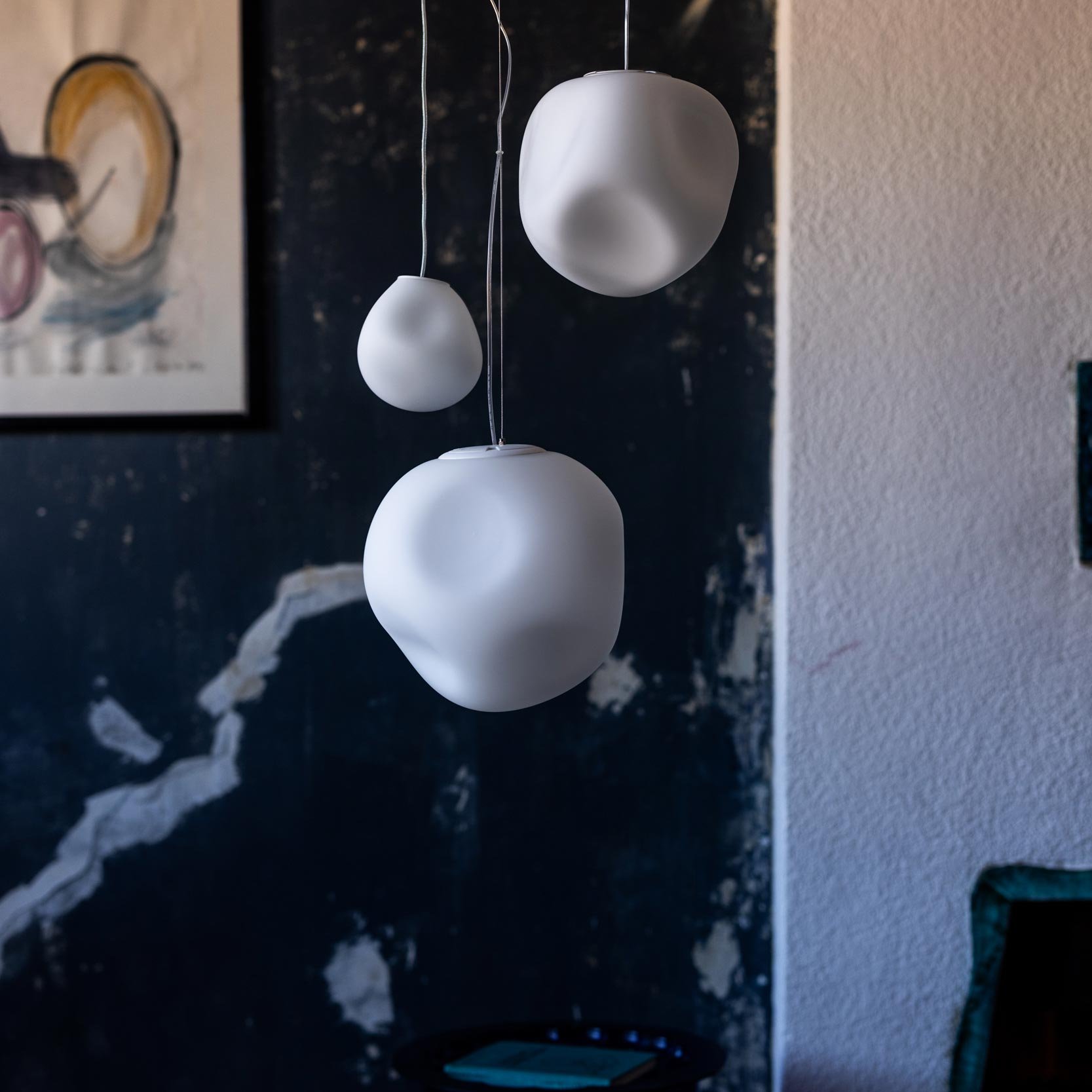 Foscarini Hoba Midi Pendelleuchte (weiß)