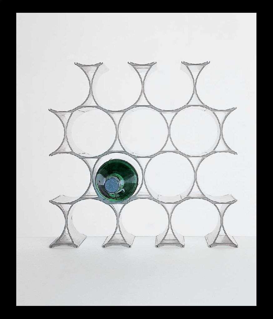 Kartell Infinity Flaschenregal - Kartell Farbe:weiß