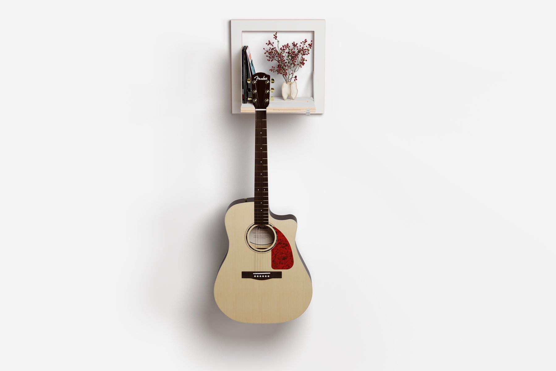 Ambivalenz Fläpps Gitarrhäng 40x40-1 (weiß)