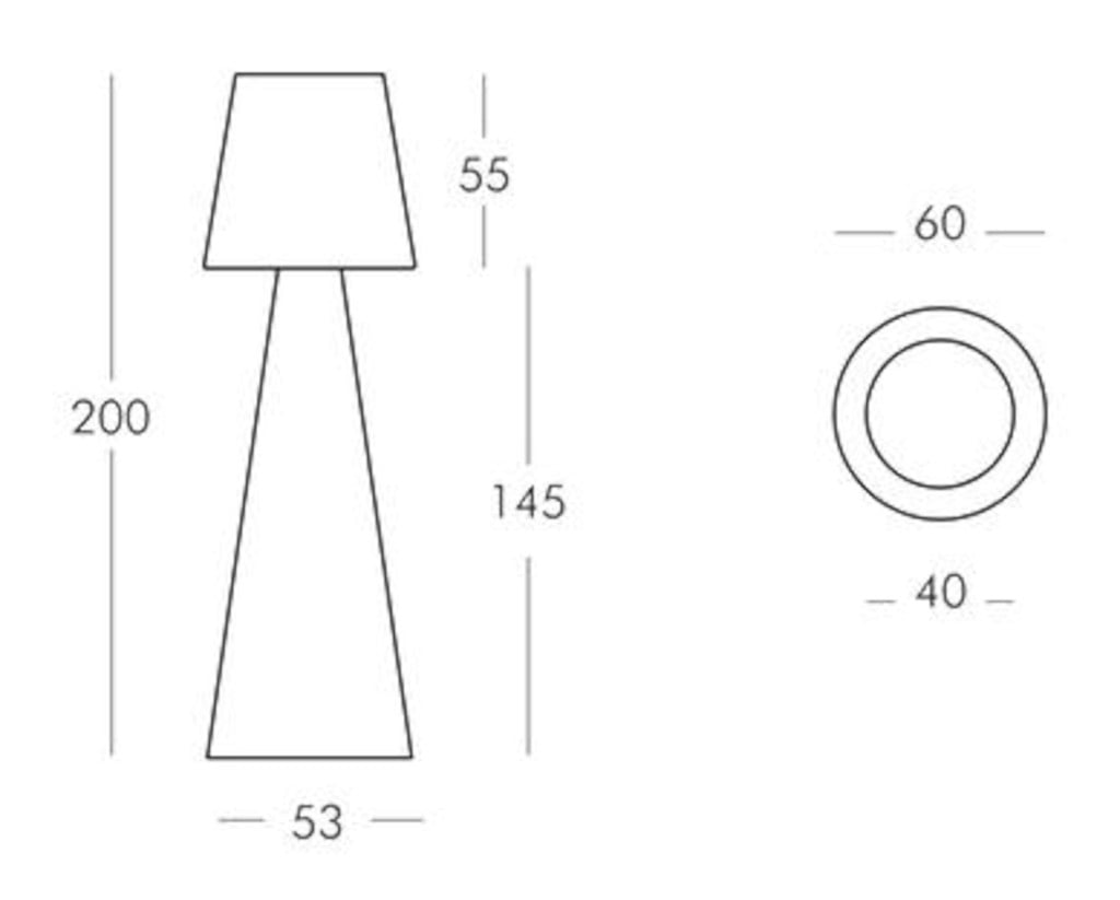 Slide Pivot Outdoor Stehleuchte - Pivot (H 200cm) - Aussteller