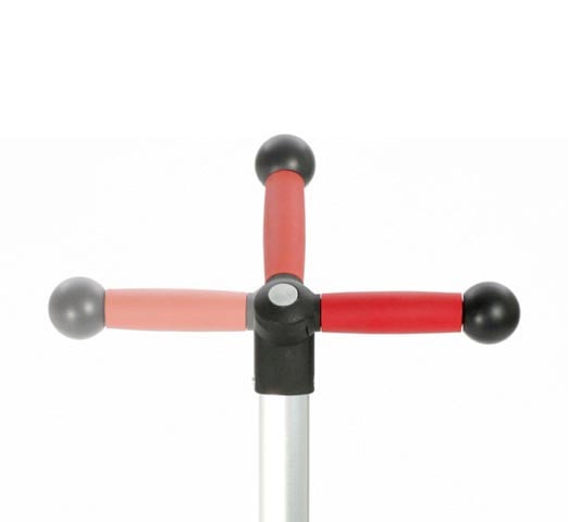 360° Taschen Lee Trolley (Zahl 3 rot, Lederdetails, Shopper mit 3-Wege-Griff)