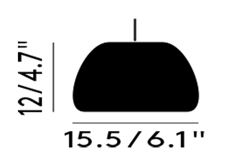 Tom Dixon Void LED Pendelleuchte (Ø 15cm, kupfer)