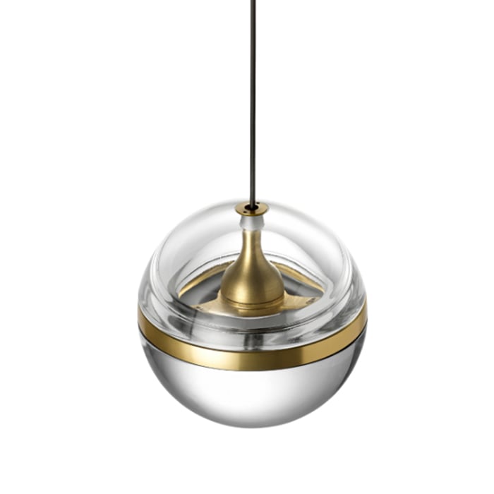 Lumina Limbus Linear 3 Pendelleuchte (schwarz eloxiert, warmweiß (3000K))