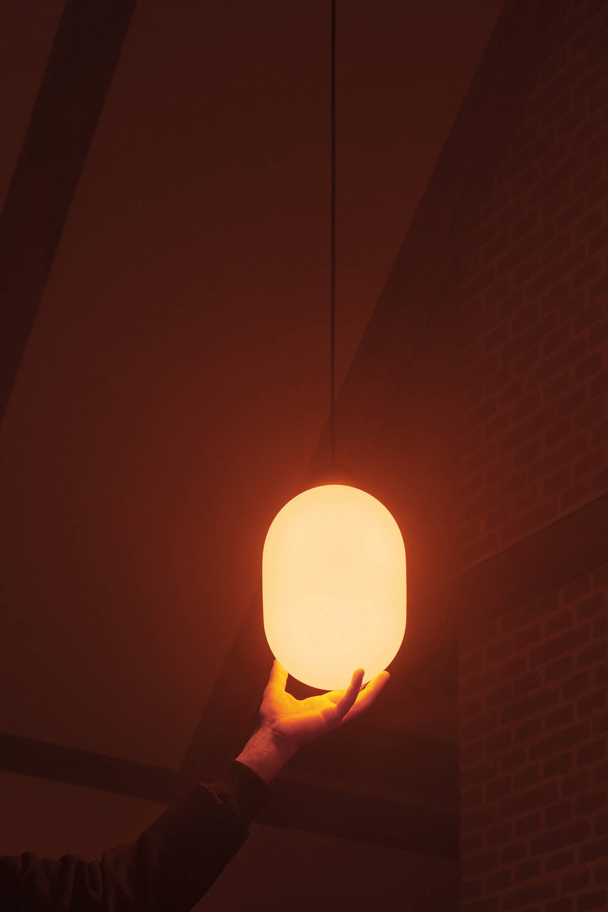 GRAU Sun LED Einbau Pendelleuchte (Sand White)