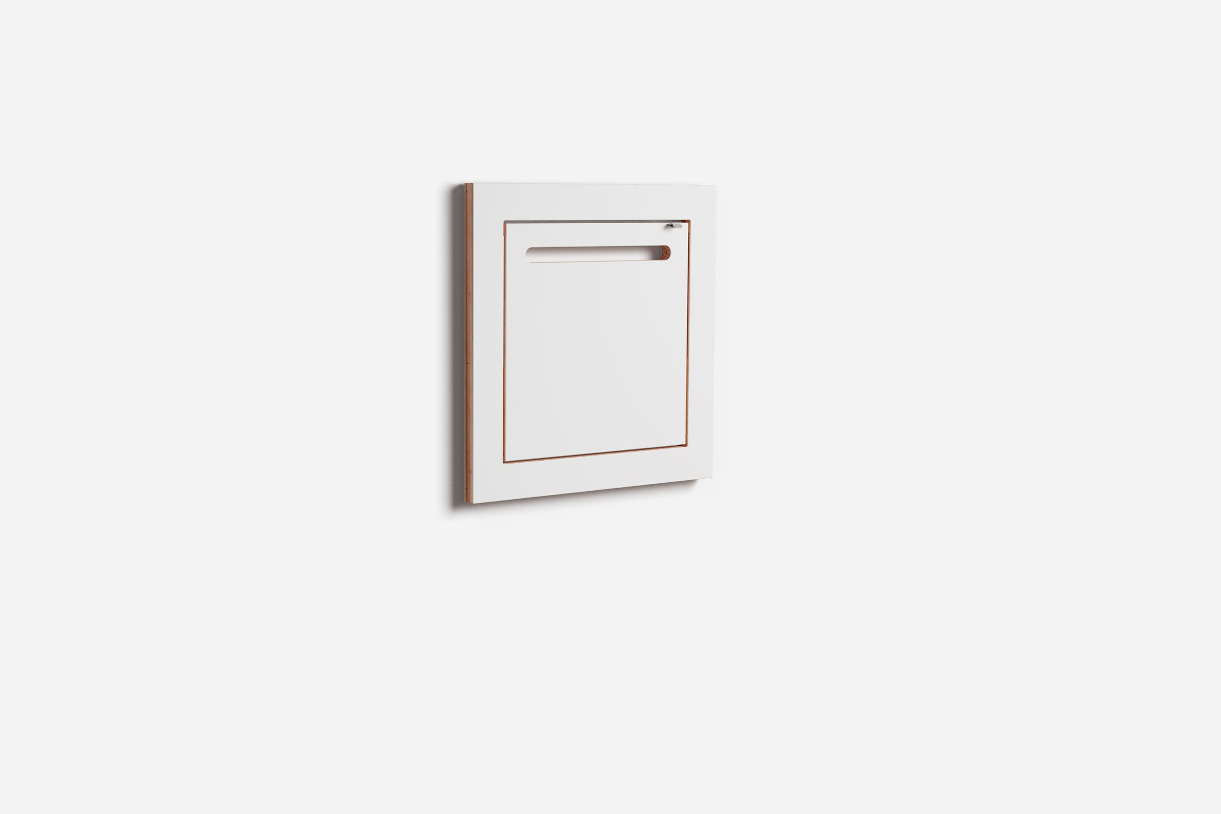 Ambivalenz Fläpps Kleiderstange Hängrail 40x40-1 (weiß)