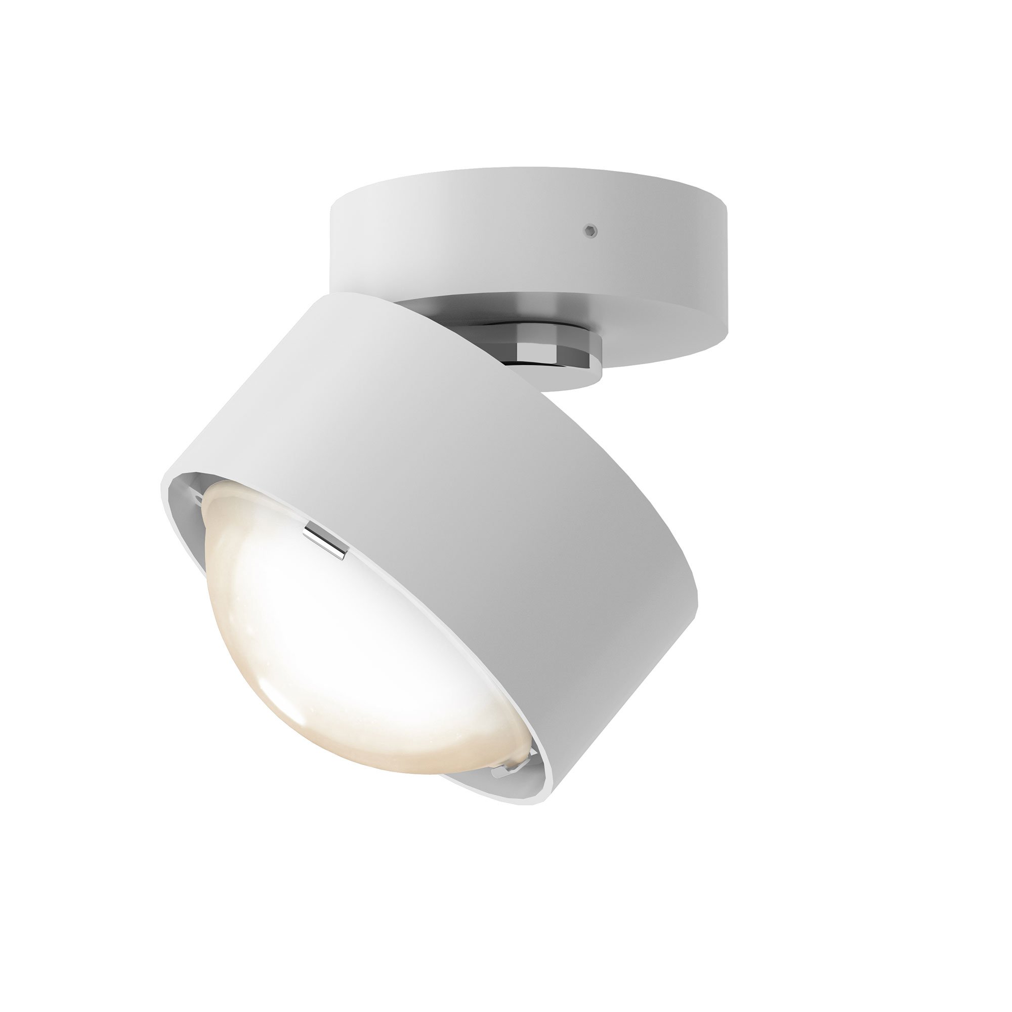 Top Light Avantgarde Puk! 80 Move LED Deckenleuchte (nickelmatt, ohne Abdeckung (für Nachbestellungen))
