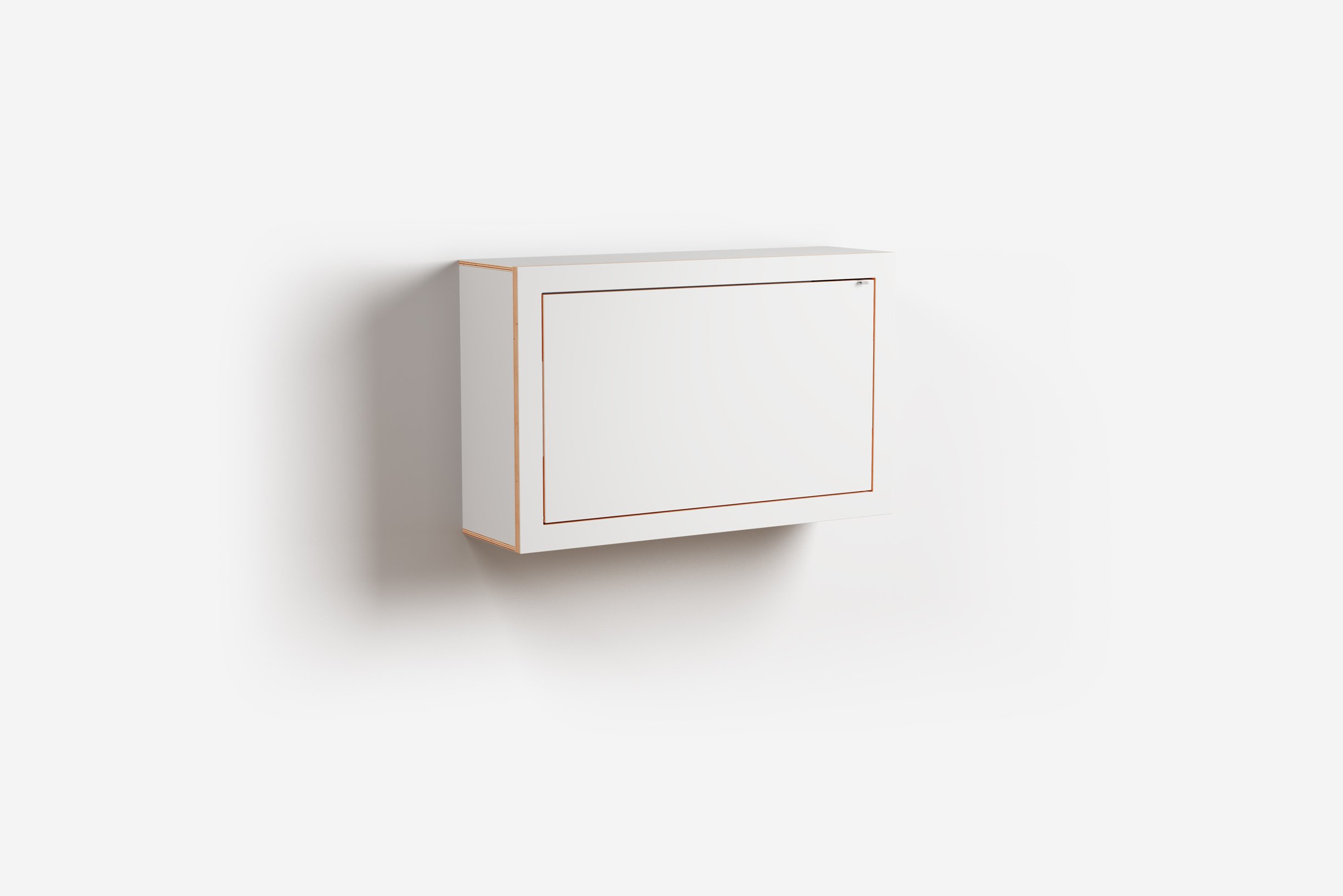 Ambivalenz Fläpps Box Sekretär 80x50x20 (weiß)