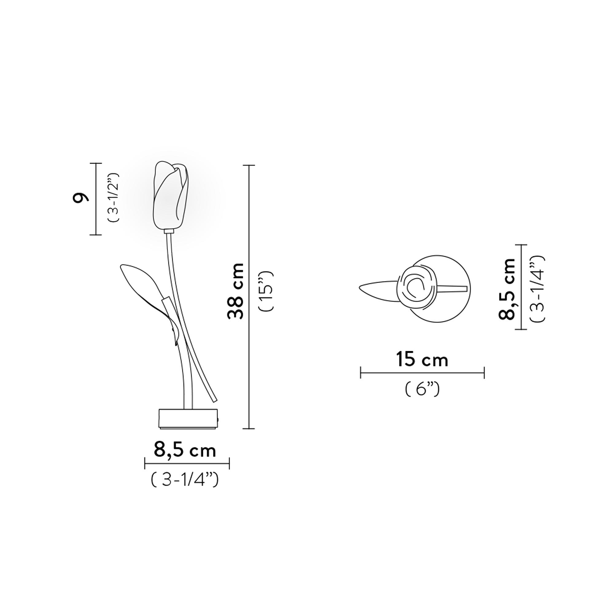 Slamp Tulip Battery Akkuleuchte (weiß)