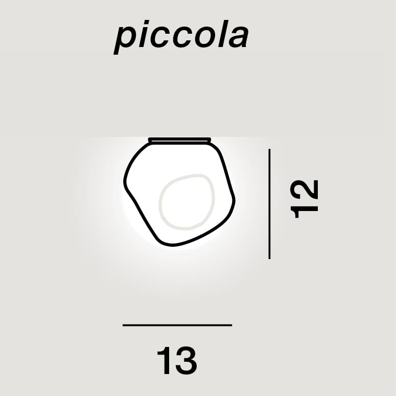 Foscarini Hoba Piccola Deckenleuchte (weiß)