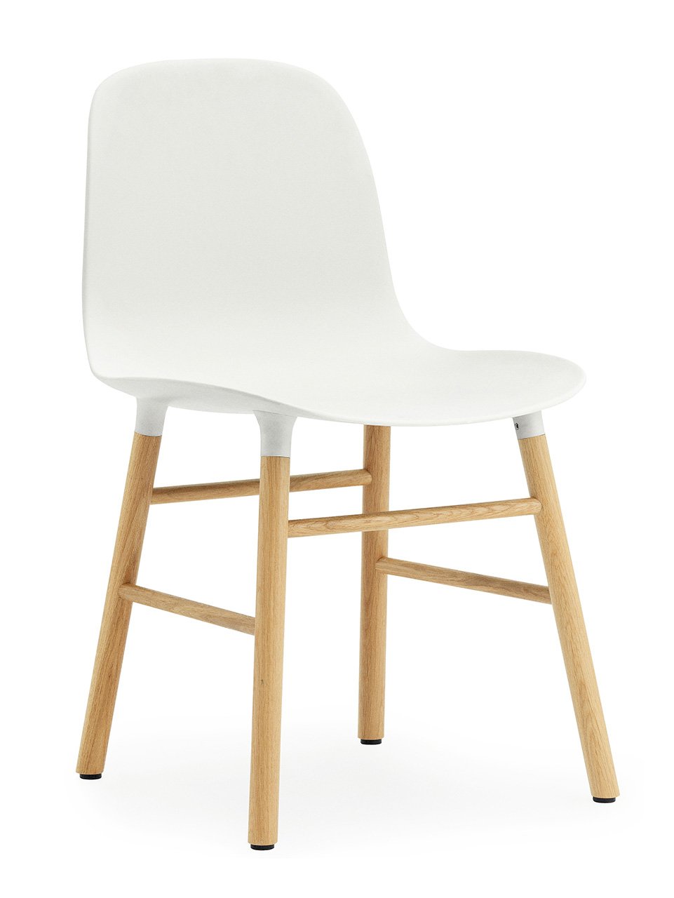 Normann Copenhagen Form Stuhl - weiß Eiche Kunststoff - Aussteller
