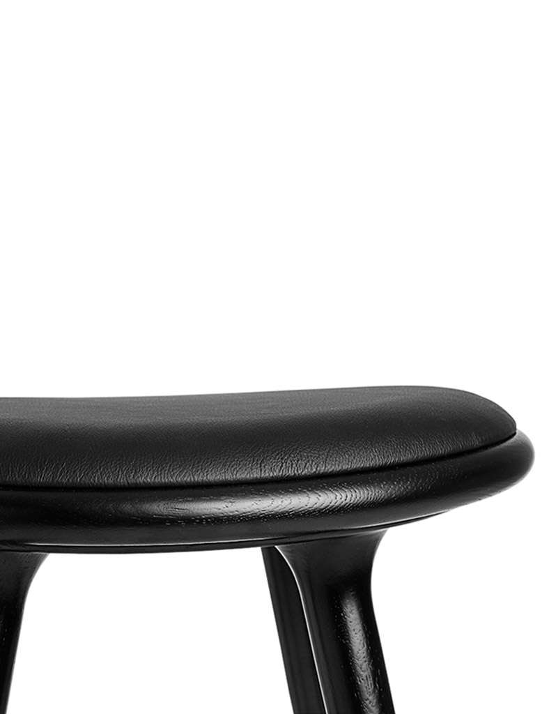 mater high stool barhocker 74cm premium edition eiche schwarz gebeizt detail