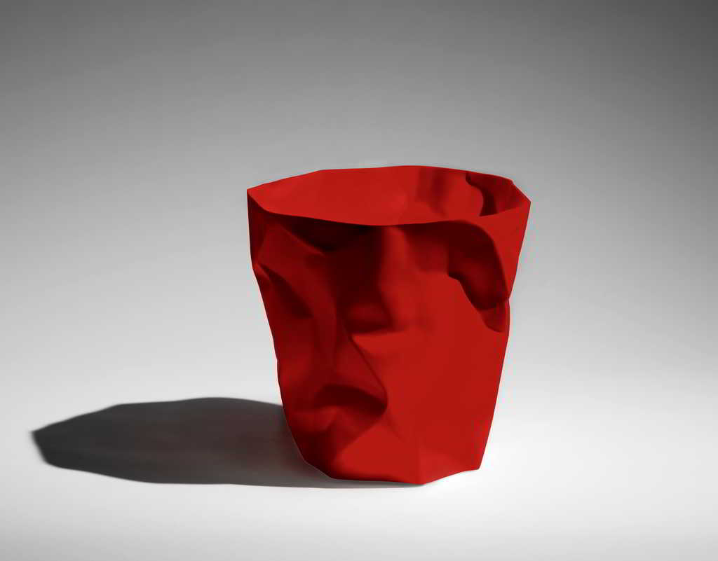Klein & More Bin Bin Papierkorb - Klein & More Farbe:rot