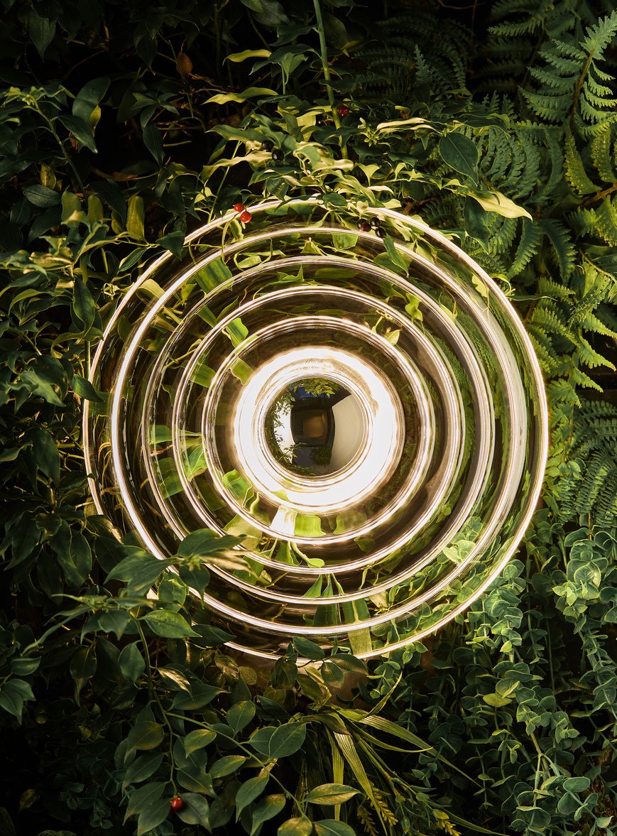 Tom Dixon Press Surface Large LED Wandleuchte (transparent)