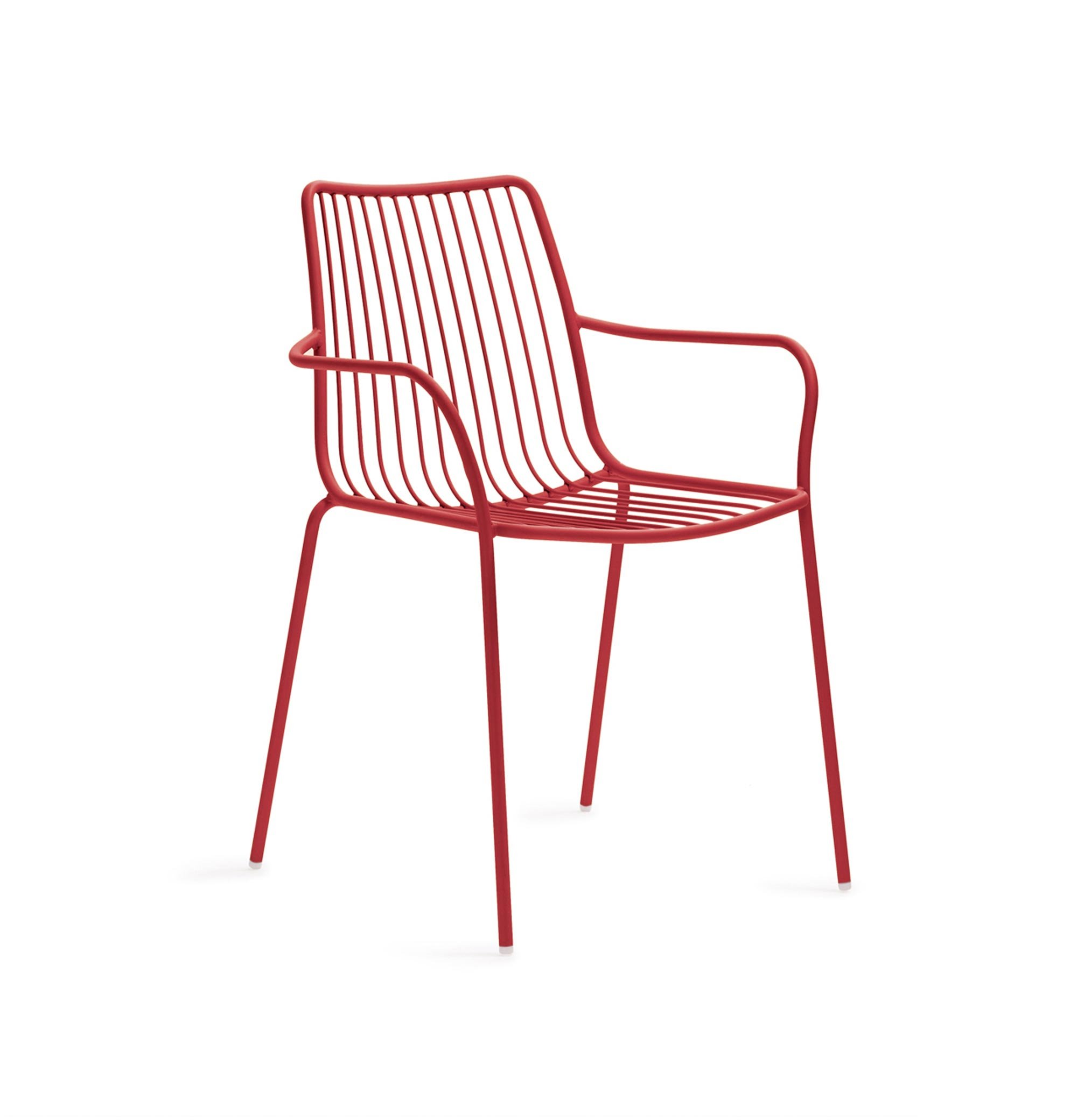 Pedrali Nolita 3656 Stuhl mit Armlehne (rot)