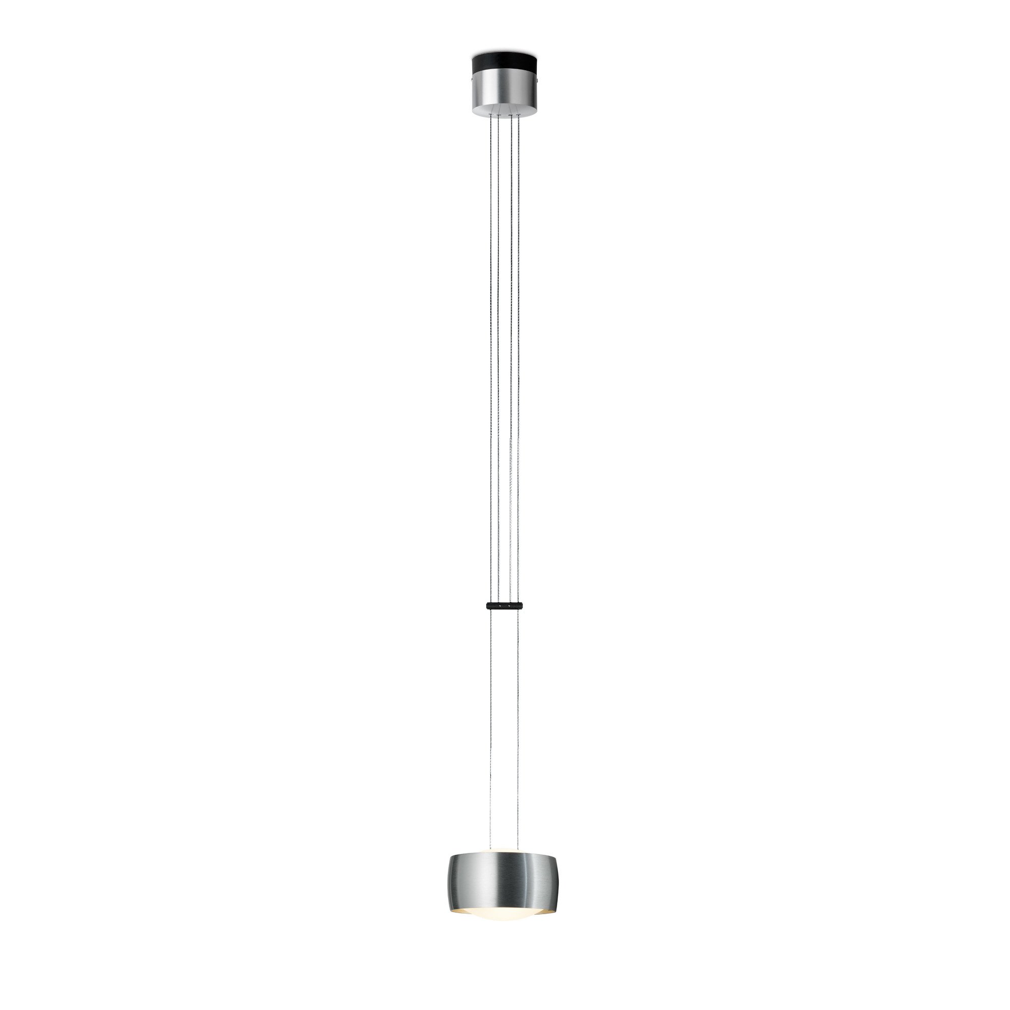 Oligo Grace LED Pendelleuchte (ein Pendel, aluminium gebürstet)