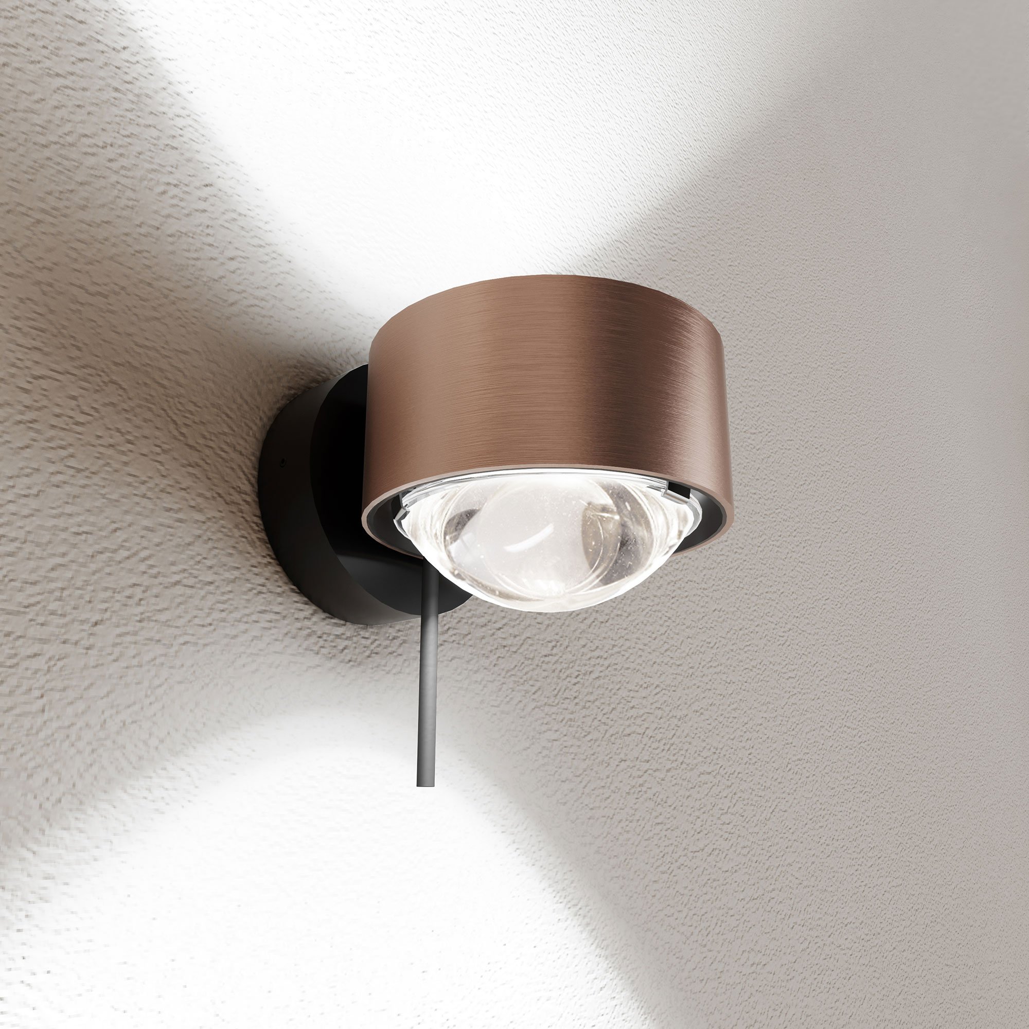 Top Light Avantgarde Puk! 80 Wall LED Wandleuchte (nickelmatt, ohne Abdeckung (für Nachbestellungen))