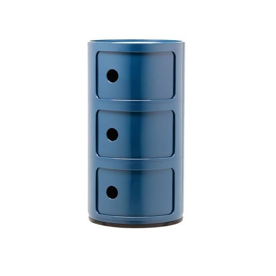 Kartell Componibili 3Elemente Container blau geschlossen59410cf7c3427