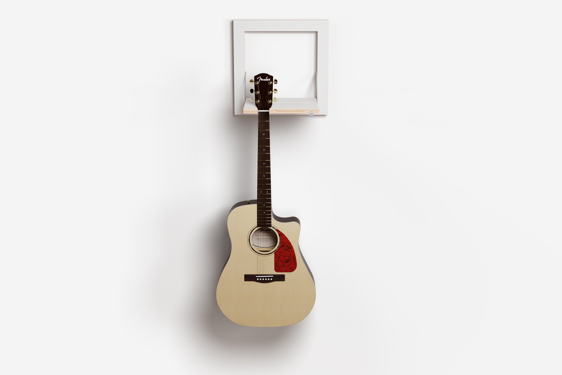 Ambivalenz Fläpps Gitarrhäng 40x40-1 (weiß)